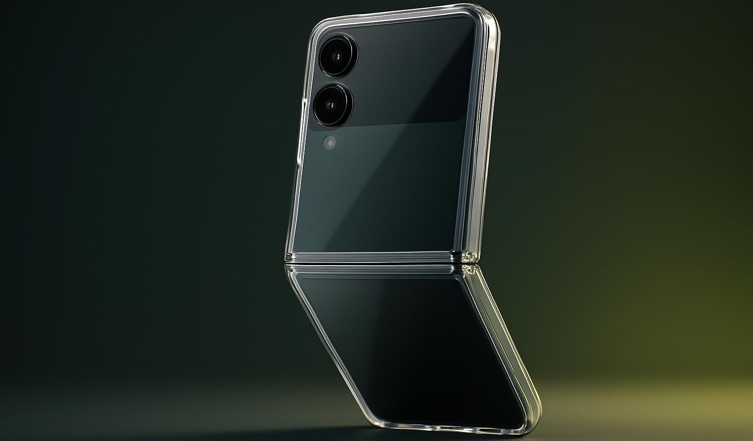 Capa Crystal Slim para Galaxy Z Flip 6: Transparente e Não Amarela