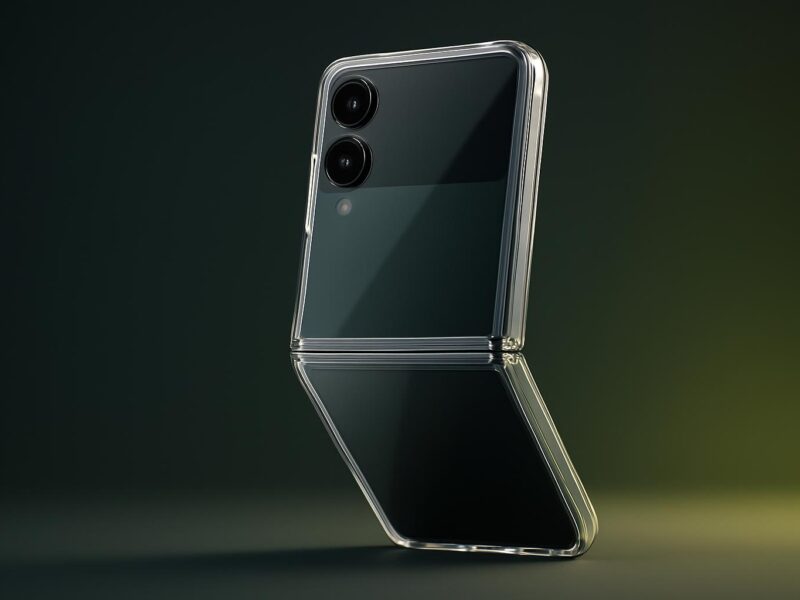 Capa Crystal Slim para Galaxy Z Flip 6: Transparente e Não Amarela