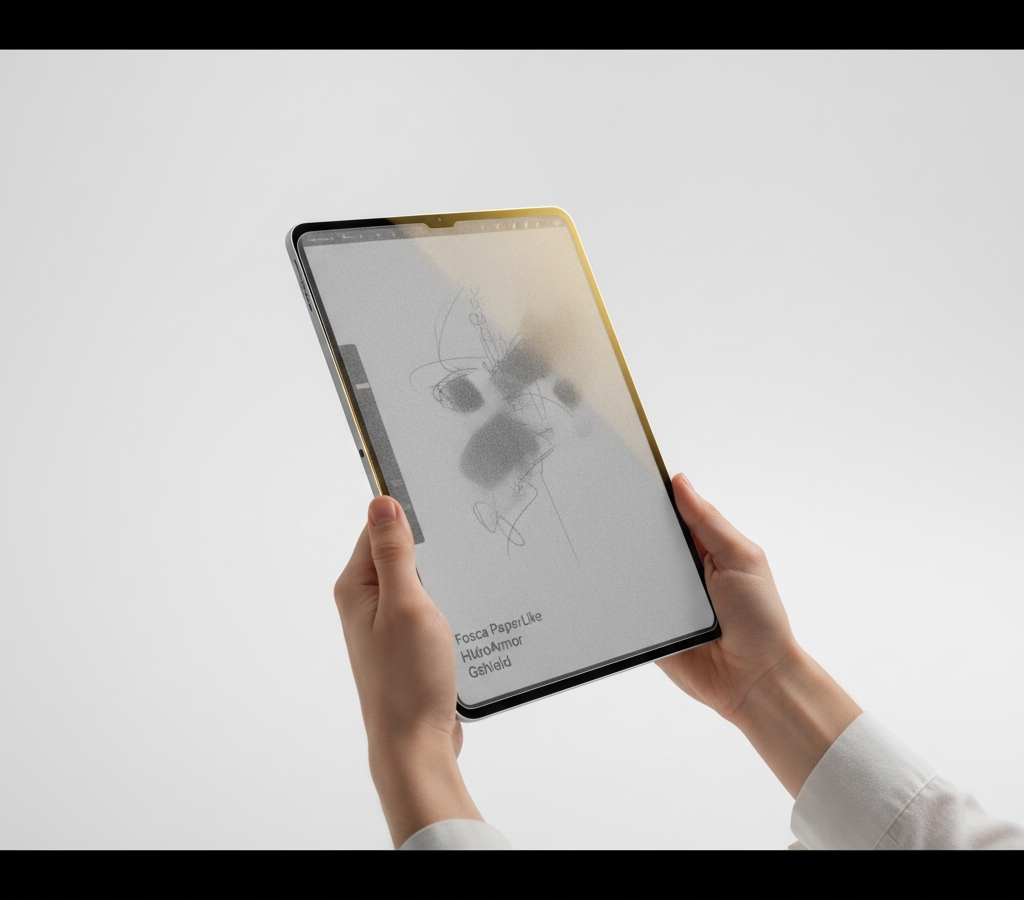 Película para iPad Pro 11\” (2021) Fosca PaperLike HidroArmor Gshield — vale a pena?