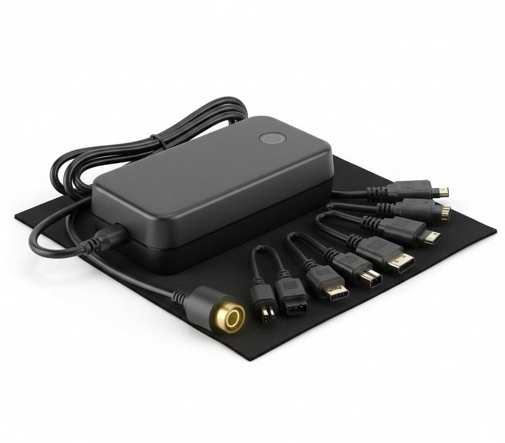 Carregador Universal HP 90W Hybrid Gshield: Tudo Sobre o Modelo com 8 Conectores e Bivolt Automático