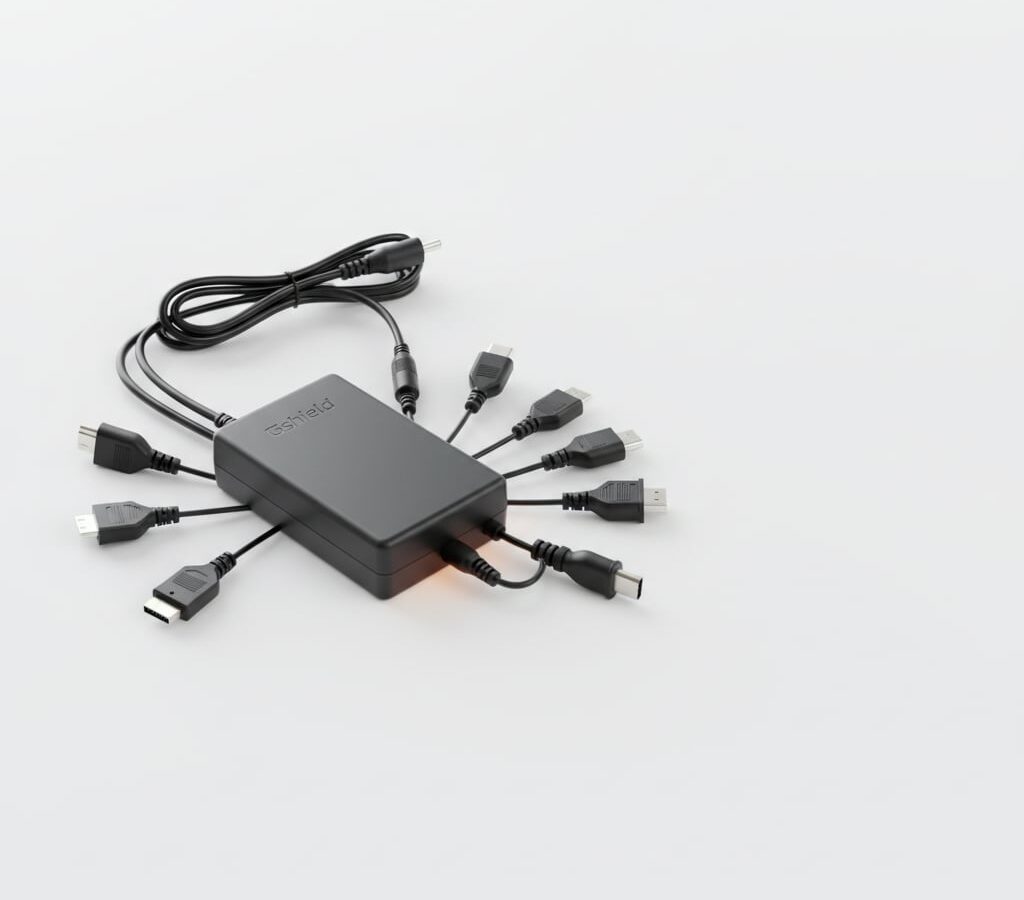 Carregador Universal para Notebook NEC 90W Bivolt Automático com 8 Conectores, Voltagem Inteligente 12V a 24V – Hybrid – Gshield