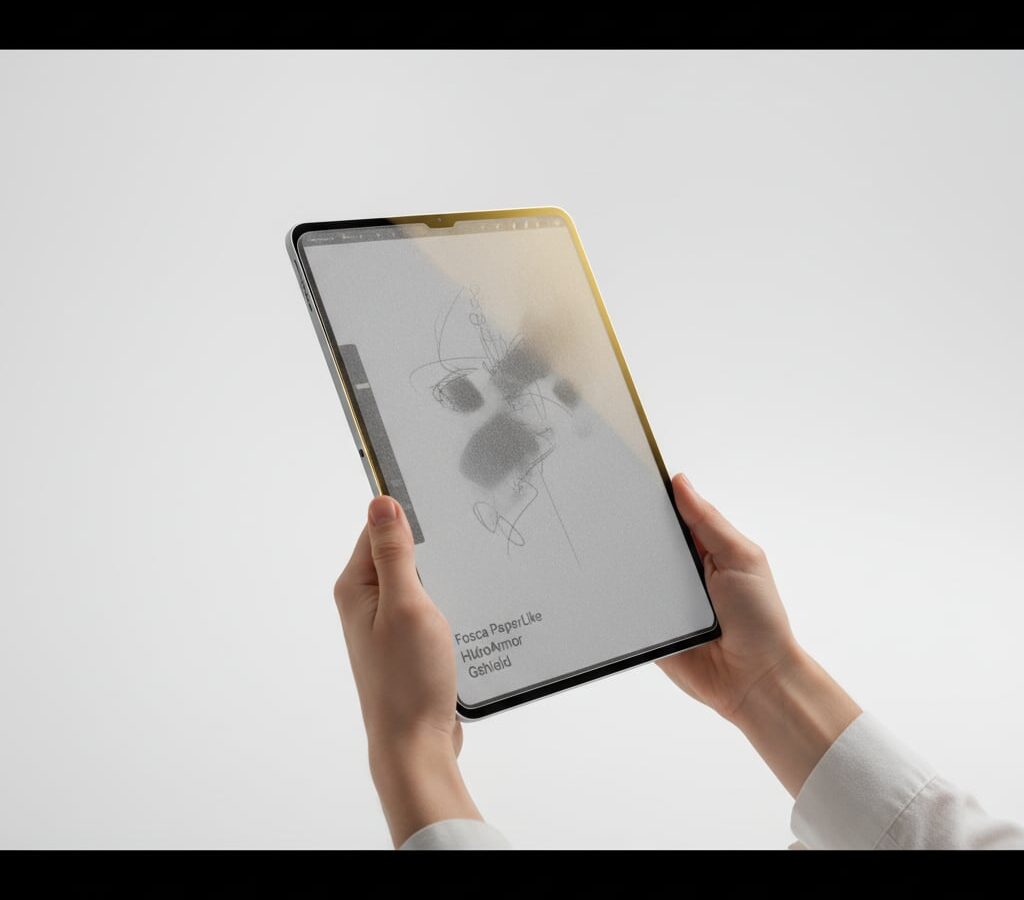 Película para iPad Pro 11\” (2021) Fosca PaperLike HidroArmor Gshield — vale a pena?