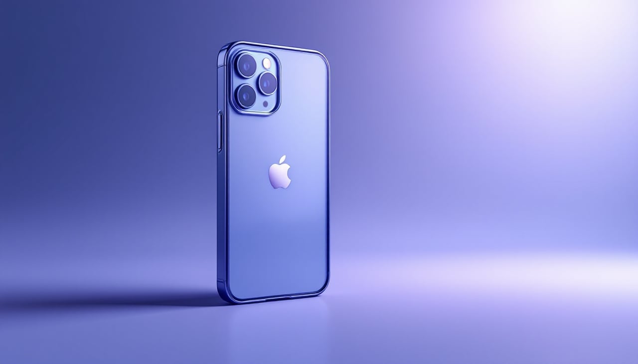 Capa Crystal Slim Magsafe para iPhone 17 Pro Max: azul, sem amarelamento