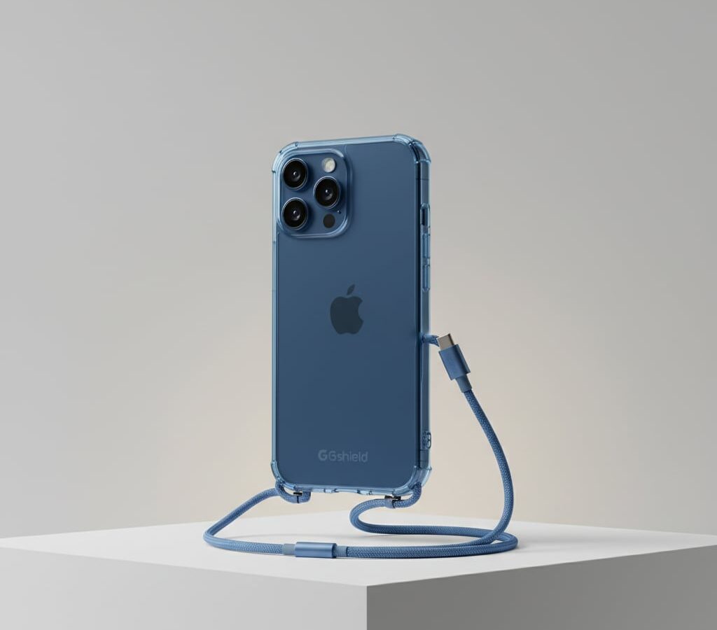 Kit Capa Crystal Slim Azul iPhone 17 Pro Max + Cordão com Cabo Gshield: Análise Completa 2026
