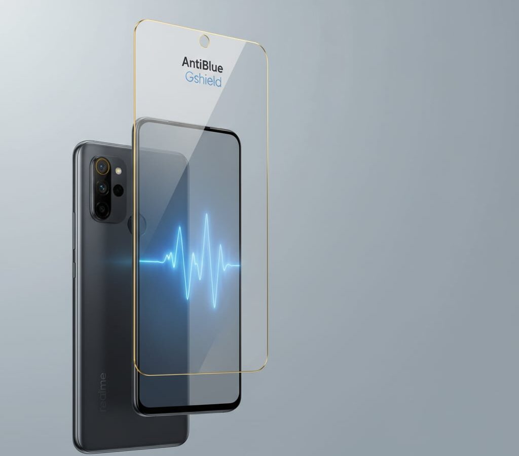 Película para Realme 16 Pro Plus 5G AntiBlue Gshield: proteção e filtro de luz azul