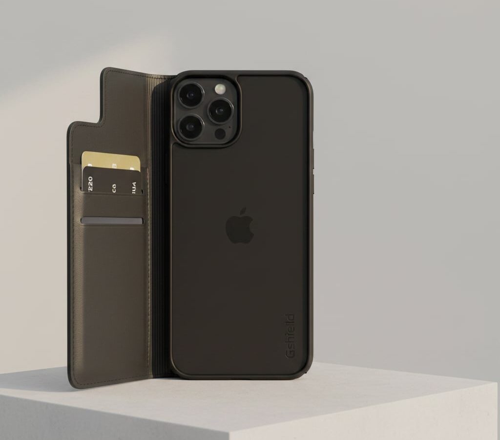 Capa para iPhone 14 – Carteira Dual Gshield: Proteção e Praticidade em Uma Solução