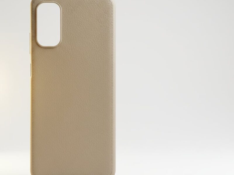 Película para Xiaomi Poco F9 Ultra – Traseira Efeito Couro Bege: Proteção Premium com Estilo